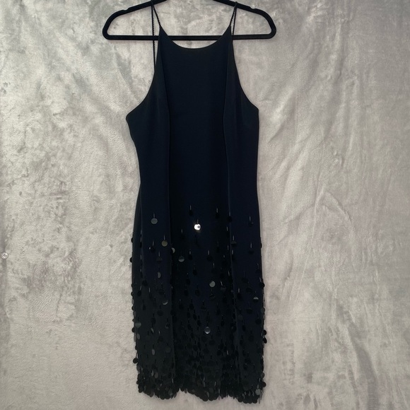 Vintage Cache Cocktail Sequin Dress Sparkle Night Club Mobwife Sz 10 - Picture 1 of 11